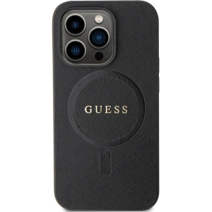 Guess GUHMP14XPSAHMCK Apple iPhone 14 Pro Max hardcase Saffiano MagSafe black