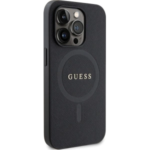 Guess GUHMP14XPSAHMCK Apple iPhone 14 Pro Max hardcase Saffiano MagSafe black