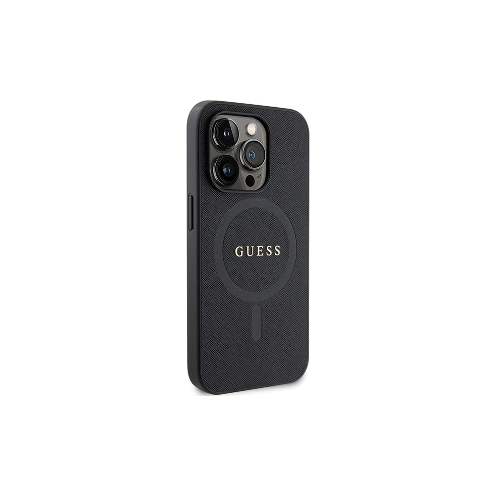 Wholesale Guess GUHMP14XPSAHMCK Apple iPhone 14 Pro Max hardcase Saffiano MagSafe black - GUE2753 - {ean13} - Hurt