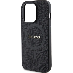 Etui Guess GUHMP14XPSAHMCK Apple iPhone 14 Pro Max hardcase Saffiano MagSafe czarny/black