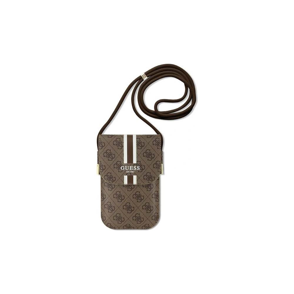 Hurtownia GSM - Torebka Guess GUOWBP4RPSW 4G Stripes brązowy/brown - GUE2757 - {ean13} - Hurt