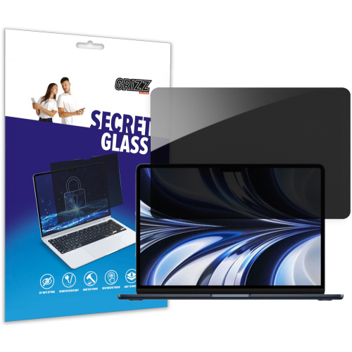 Hurtownia GrizzGlass - 5904063581825 - GRZ6335 - Szkło prywatyzujące GrizzGlass SecretGlass do Apple MacBook Air 15,3 cala 2023 - B2B homescreen
