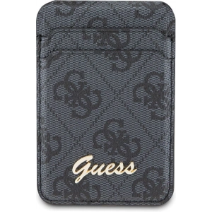 Wholesale Guess Wallet Card Slot Stand GUWMSHG4SHK MagSafe 4G Classic Logo black - GUE2762 - {ean13} - Hurt