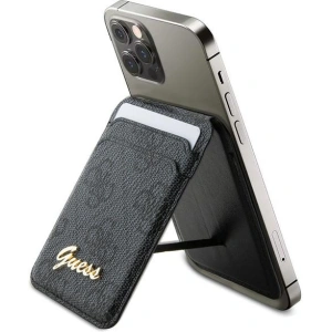 Wholesale Guess Wallet Card Slot Stand GUWMSHG4SHK MagSafe 4G Classic Logo black - GUE2762 - {ean13} - Hurt
