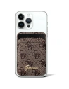 Kapsa na karty Guess Wallet Card Slot Stand GUWMSHG4SHW MagSafe 4G Classic Logo hnědá/brown