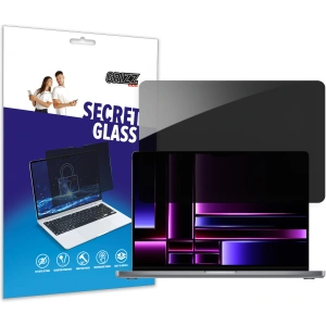 Matowe szkło prywatyzujące GrizzGlass SecretGlass do Apple MacBook Pro 14 cali 2023