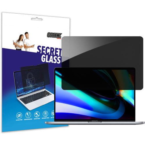 Hurtownia GrizzGlass - 5904063581924 - GRZ6345 - Szkło prywatyzujące GrizzGlass SecretGlass do Apple MacBook Pro 13 cali 2020 - B2B homescreen