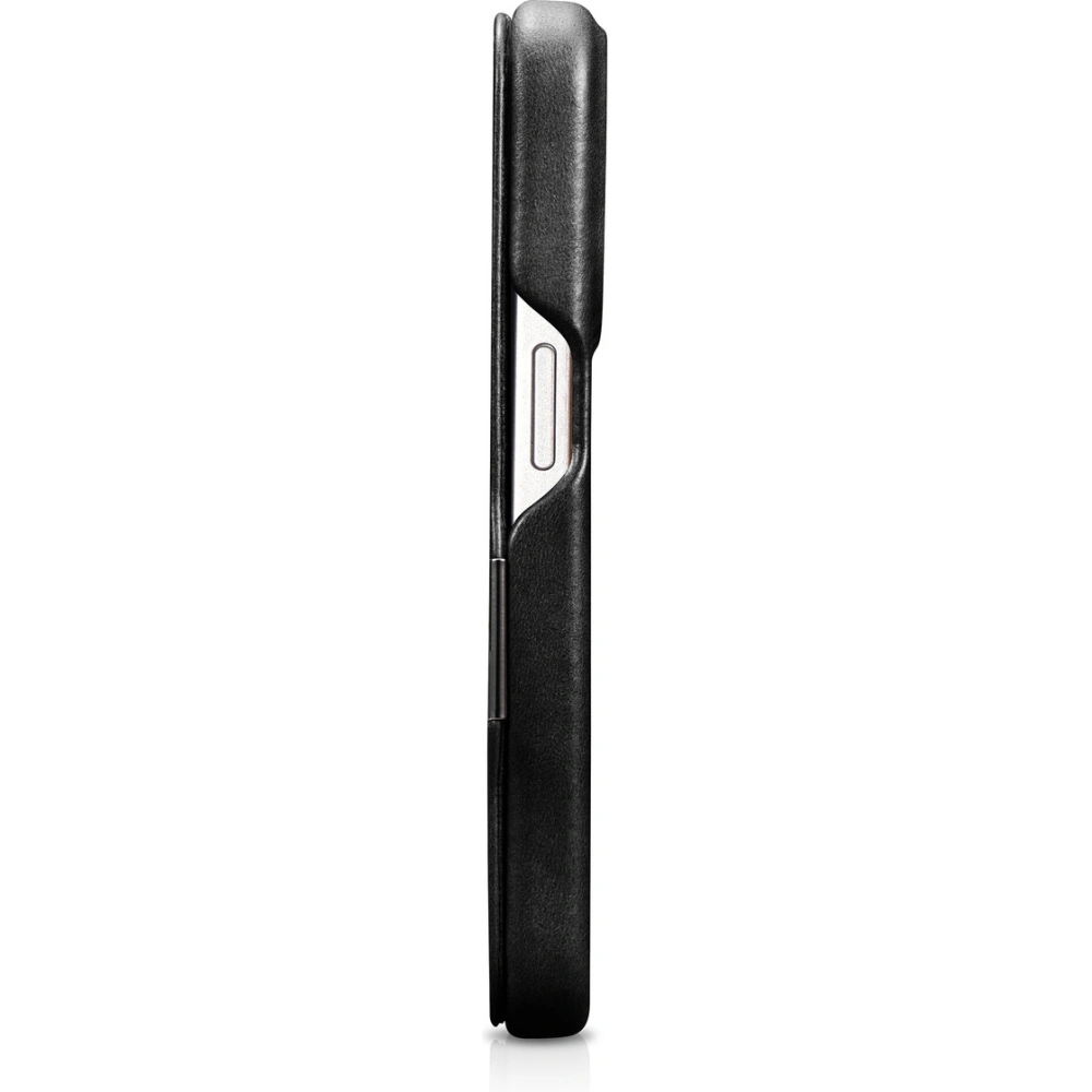 Hurtownia GSM - Case iCarer Curved Edge Oil Wax Echtleder Folio Case MagSafe Apple iPhone 15 Pro schwarz - ICR489 - {ean13} - Hurt