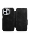 Hurtownia GSM - Case iCarer Curved Edge Oil Wax Echtleder Folio Case MagSafe Apple iPhone 15 Pro schwarz - ICR489 - {ean13} - Hurt