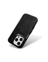 Hurtownia GSM - Case iCarer Curved Edge Oil Wax Echtleder Folio Case MagSafe Apple iPhone 15 Pro schwarz - ICR489 - {ean13} - Hurt
