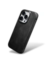 Hurtownia GSM - Case iCarer Curved Edge Oil Wax Echtleder Folio Case MagSafe Apple iPhone 15 Pro schwarz - ICR489 - {ean13} - Hurt