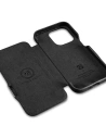 Hurtownia GSM - Case iCarer Curved Edge Oil Wax Echtleder Folio Case MagSafe Apple iPhone 15 Pro schwarz - ICR489 - {ean13} - Hurt