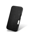 Hurtownia GSM - Case iCarer Curved Edge Oil Wax Echtleder Folio Case MagSafe Apple iPhone 15 Pro schwarz - ICR489 - {ean13} - Hurt