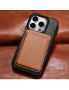 Hurtownia GSM - Etui iCarer Curved Edge Oil Wax Real Leather Folio Case MagSafe Apple iPhone 15 Pro černé - ICR489 - {ean13} - Hurt