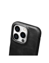 Hurtownia GSM - Case iCarer Curved Edge Oil Wax Echtleder Folio Case MagSafe Apple iPhone 15 Pro schwarz - ICR489 - {ean13} - Hurt