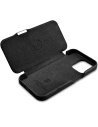 Hurtownia GSM - Etui iCarer Curved Edge Oil Wax Real Leather Folio Case MagSafe Apple iPhone 15 negre - ICR490 - {ean13} - Hurt
