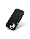 Hurtownia GSM - Etui iCarer Curved Edge Oil Wax Real Leather Folio Case MagSafe Apple iPhone 15 negre - ICR490 - {ean13} - Hurt