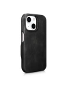 Hurtownia GSM - Etui iCarer Curved Edge Oil Wax Real Leather Folio Case MagSafe Apple iPhone 15 negre - ICR490 - {ean13} - Hurt