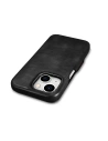Hurtownia GSM - Etui iCarer Curved Edge Oil Wax Real Leather Folio Case MagSafe Apple iPhone 15 negre - ICR490 - {ean13} - Hurt