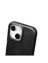 Hurtownia GSM - Etui iCarer Curved Edge Oil Wax Real Leather Folio Case MagSafe Apple iPhone 15 negre - ICR490 - {ean13} - Hurt