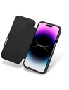 Hurtownia GSM - Etui iCarer Curved Edge Oil Wax Real Leather Folio Case MagSafe Apple iPhone 15 negre - ICR490 - {ean13} - Hurt