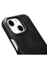 Hurtownia GSM - Etui iCarer Curved Edge Oil Wax Real Leather Folio Case MagSafe Apple iPhone 15 negre - ICR490 - {ean13} - Hurt
