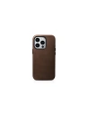 Etui iCarer Oil Wax Premium Leather MagSafe Apple iPhone 15 Pro Max brązowe