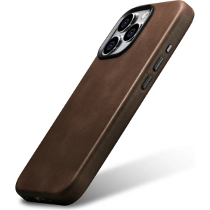 Hurtownia GSM - Etui iCarer Olajgyertya Prémium Bőr MagSafe Apple iPhone 15 Pro Max barna - ICR491 - {ean13} - Hurt