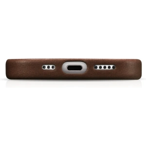 Hurtownia GSM - Etui iCarer Oil Wax Premium Leather MagSafe Apple iPhone 15 Pro Max brązowe - ICR491 - {ean13} - Hurt