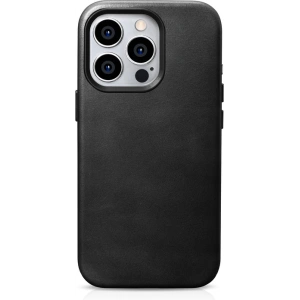 Hurtownia GSM - Etui iCarer Olaj Wax Prémium Bőr MagSafe Apple iPhone 15 Pro Max fekete - ICR492 - {ean13} - Hurt