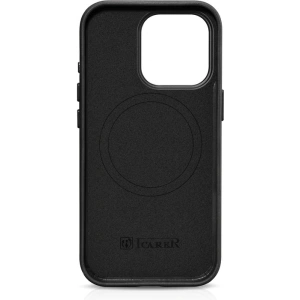 Hurtownia GSM - Etui iCarer Olaj Wax Prémium Bőr MagSafe Apple iPhone 15 Pro Max fekete - ICR492 - {ean13} - Hurt