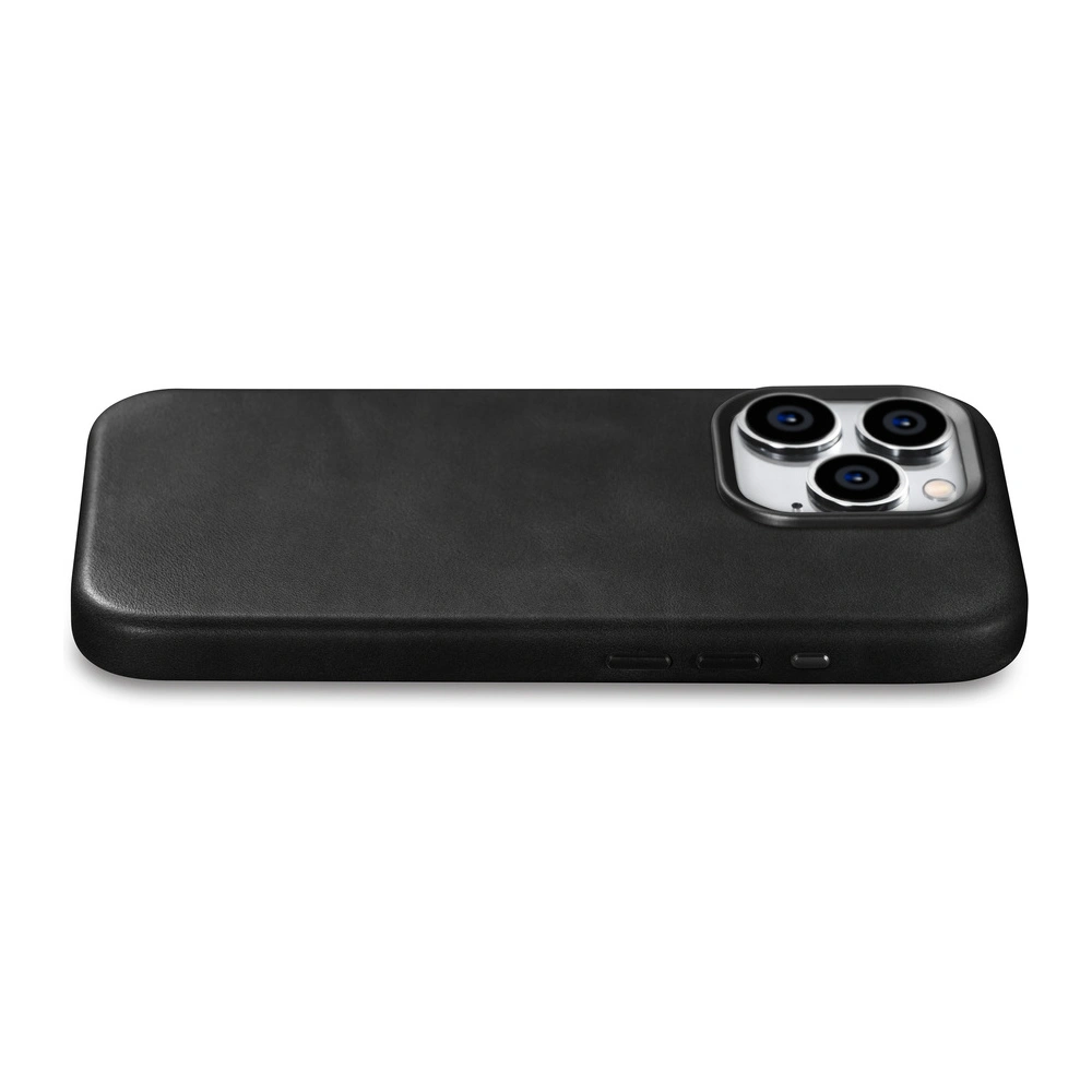 Hurtownia GSM - Case iCarer Oil Wax Premium Leder MagSafe Apple iPhone 15 Pro Max schwarz - ICR492 - {ean13} - Hurt