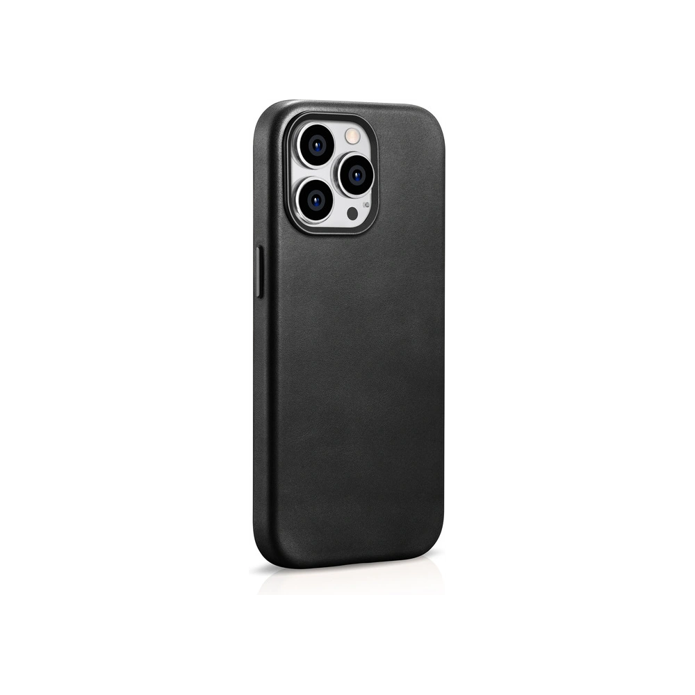 Hurtownia GSM - Case iCarer Oil Wax Premium Leder MagSafe Apple iPhone 15 Pro Max schwarz - ICR492 - {ean13} - Hurt