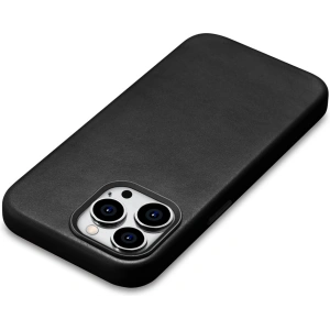 Hurtownia GSM - Etui iCarer Olaj Wax Prémium Bőr MagSafe Apple iPhone 15 Pro Max fekete - ICR492 - {ean13} - Hurt