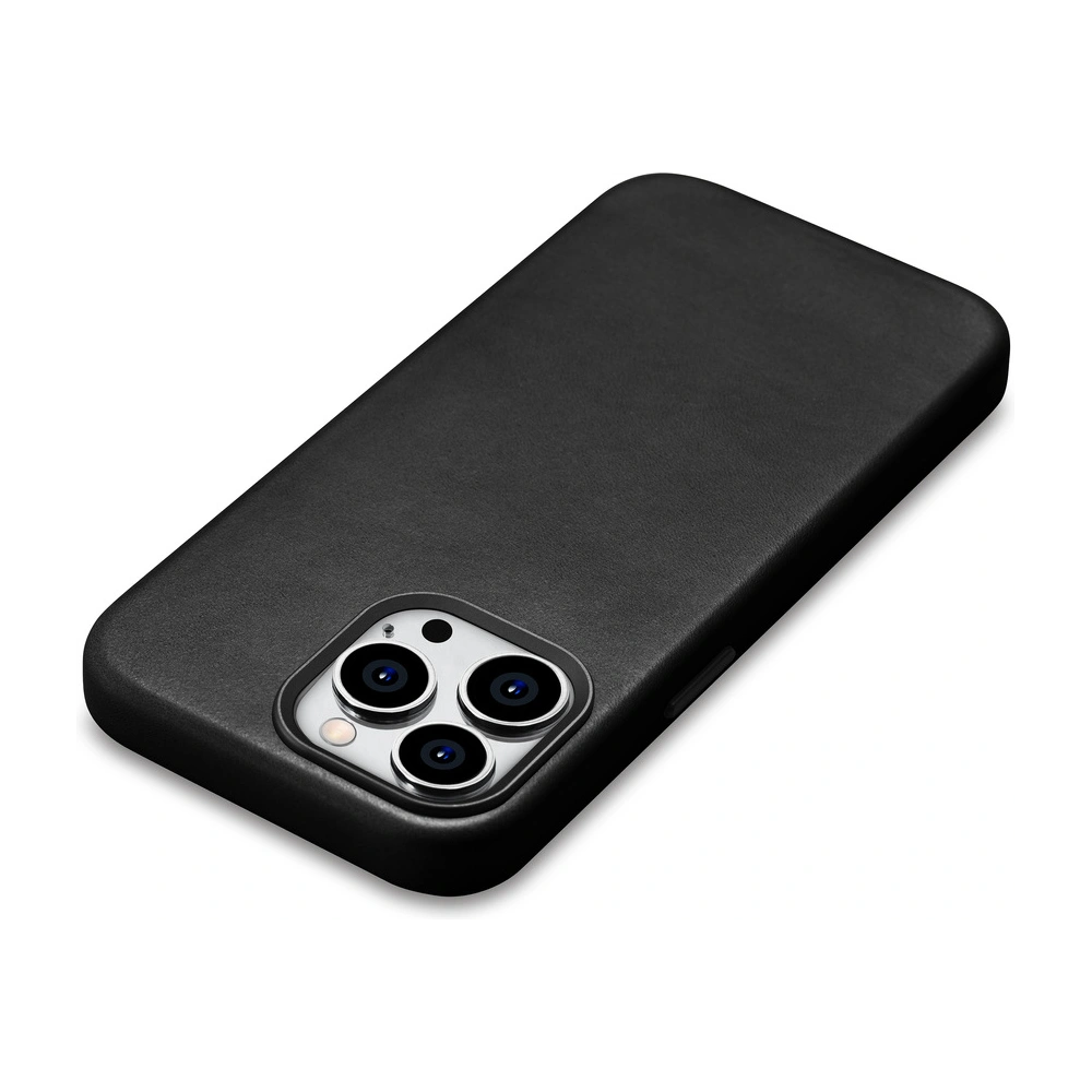 Hurtownia GSM - Etui iCarer Oil Wax Premium Leather MagSafe Apple iPhone 15 Pro Max czarne - ICR492 - {ean13} - Hurt