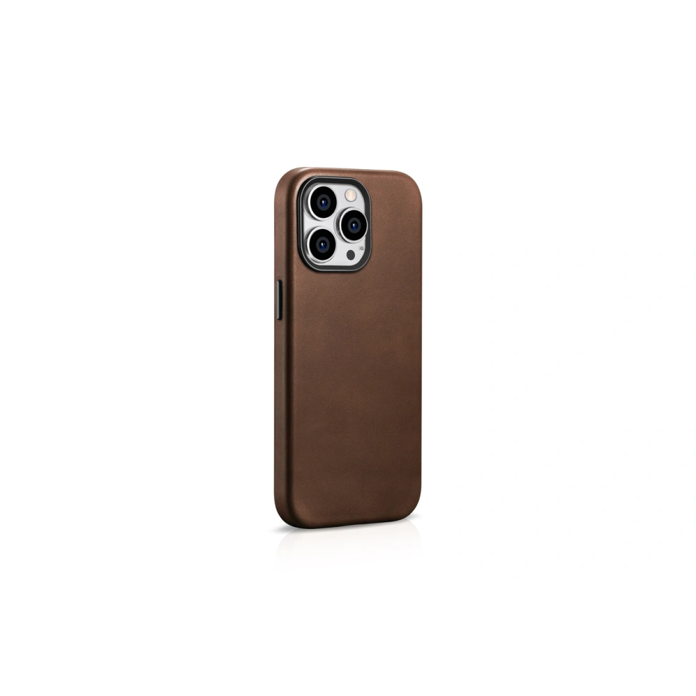 Hurtownia GSM - Case iCarer Oil Wax Premium Leather MagSafe Apple iPhone 15 Pro braun - ICR493 - {ean13} - Hurt