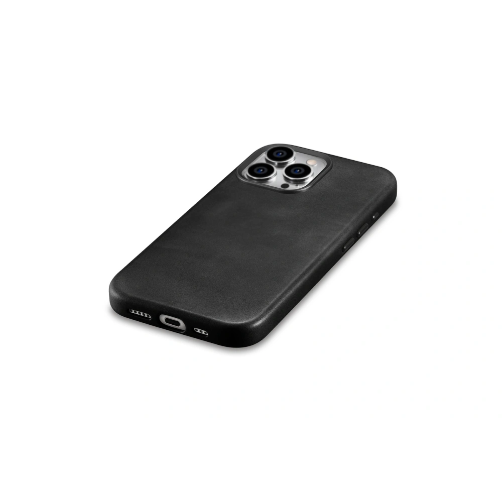 Hurtownia GSM - Case iCarer Oil Wax Premium Leder MagSafe Apple iPhone 15 Pro schwarz - ICR494 - {ean13} - Hurt