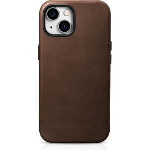 Hurtownia GSM - Etui iCarer Oil Wax Premium Leather MagSafe Apple iPhone 15 Plus / 14 Plus barna - ICR495 - {ean13} - Hurt