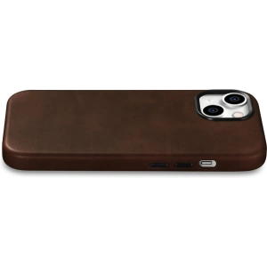 Hurtownia GSM - Etui iCarer Oil Wax Premium Leather MagSafe Apple iPhone 15 Plus / 14 Plus brązowe - ICR495 - {ean13} - Hurt