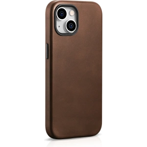 Hurtownia GSM - Etui iCarer Oil Wax Premium Leather MagSafe Apple iPhone 15 Plus / 14 Plus brązowe - ICR495 - {ean13} - Hurt