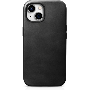 Hurtownia GSM - Etui iCarer Oil Wax Premium Leather MagSafe Apple iPhone 15 Plus / 14 Plus czarne - ICR496 - {ean13} - Hurt