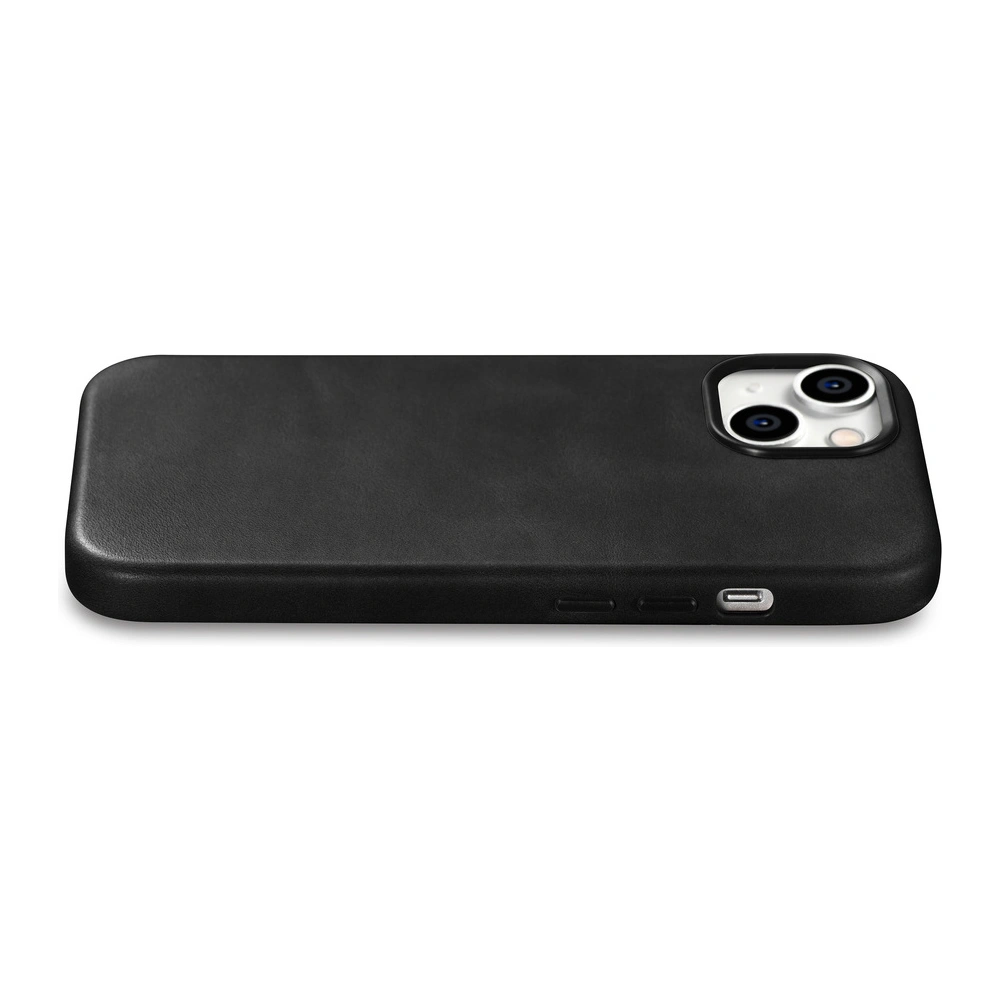 Hurtownia GSM - Etui iCarer Oil Wax Premium Leather MagSafe Apple iPhone 15 Plus / 14 Plus negru - ICR496 - {ean13} - Hurt