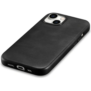 Hurtownia GSM - Etui iCarer Oil Wax Premium Leather MagSafe Apple iPhone 15 Plus / 14 Plus czarne - ICR496 - {ean13} - Hurt
