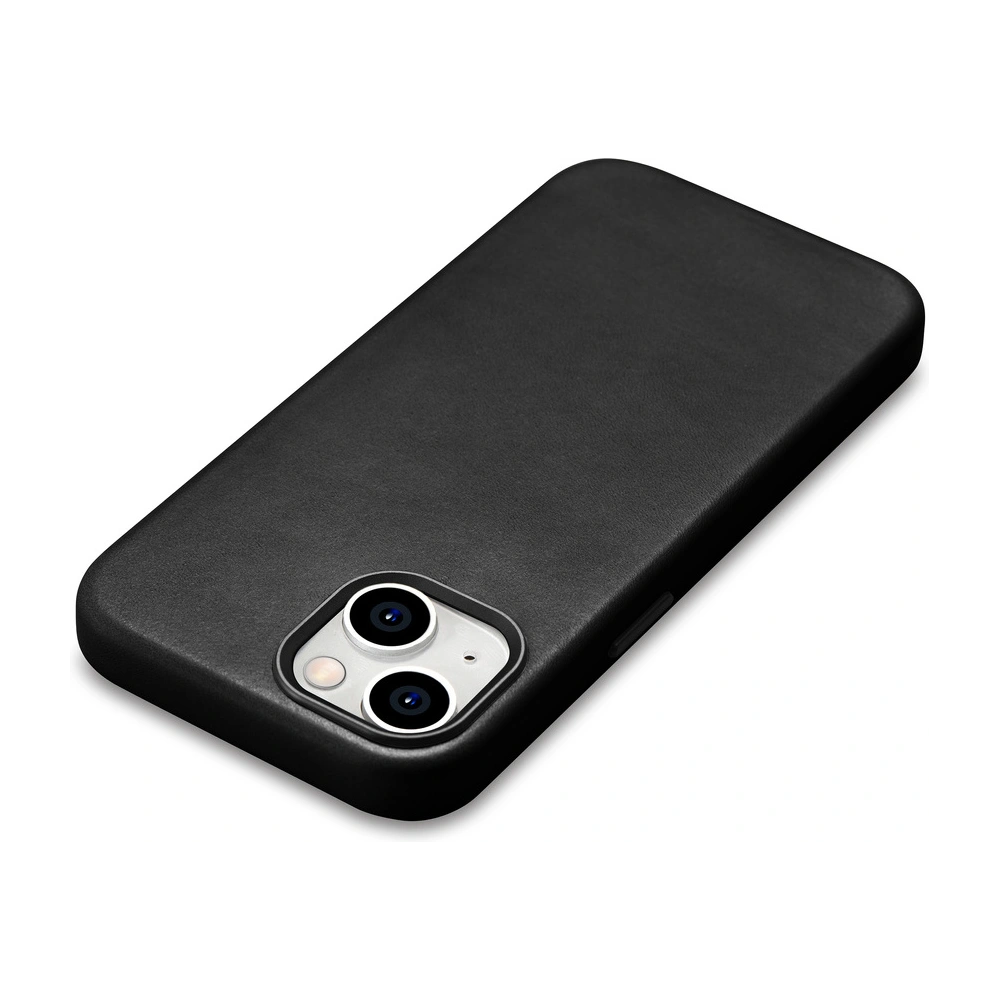 Hurtownia GSM - Etui iCarer Oil Wax Premium Leather MagSafe Apple iPhone 15 Plus / 14 Plus fekete - ICR496 - {ean13} - Hurt