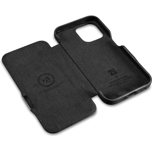 Hurtownia GSM - Etui iCarer Oil Wax Premium Leather MagSafe Apple iPhone 15 Plus / 14 Plus czarne - ICR496 - {ean13} - Hurt