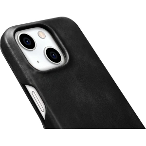 Hurtownia GSM - Etui iCarer Oil Wax Premium Leather MagSafe Apple iPhone 15 Plus / 14 Plus czarne - ICR496 - {ean13} - Hurt