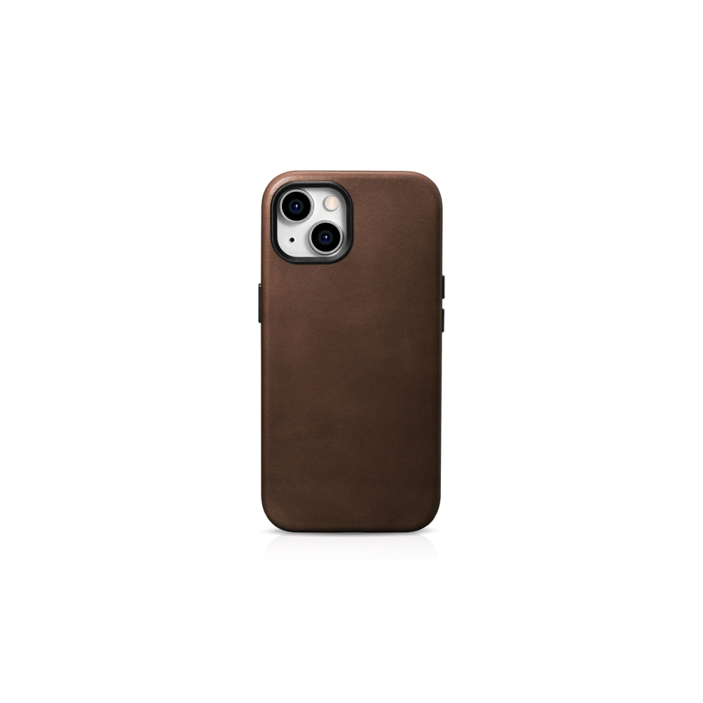 Hurtownia GSM - Etui iCarer Oil Wax Premium Leather MagSafe Apple iPhone 15 brązowe - ICR497 - {ean13} - Hurt