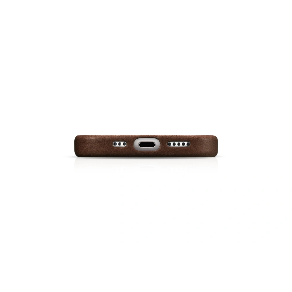 Hurtownia GSM - Case iCarer Oil Wax Premium Leather MagSafe Apple iPhone 15 braun - ICR497 - {ean13} - Hurt