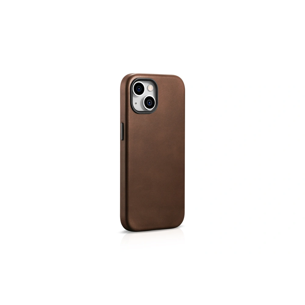 Hurtownia GSM - Etui iCarer Oil Wax Premium Leather MagSafe Apple iPhone 15 brązowe - ICR497 - {ean13} - Hurt