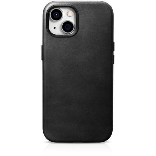 Hurtownia iCarer - 6975092689980 - ICR498 - Etui iCarer Oil Wax Premium Leather MagSafe Apple iPhone 15 czarne - B2B homescreen